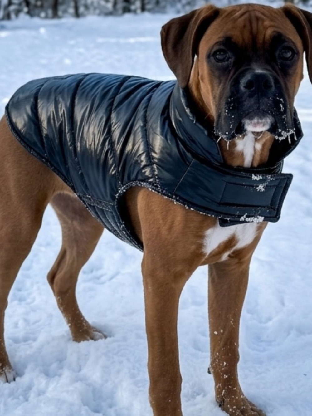 Heart to Tail Black Quilted Puffer  Dog Vest/jacket